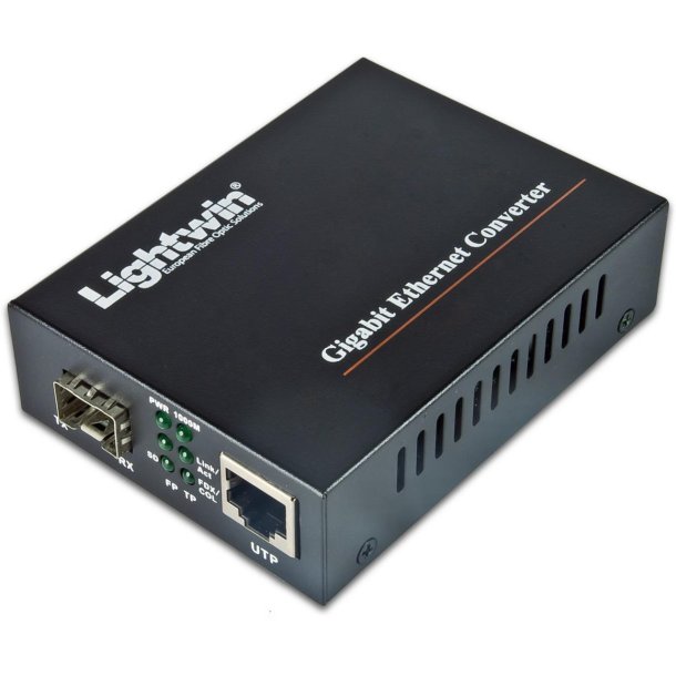 Lightwin Media converter RJ45 til SFP