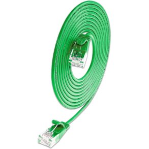 CAT6 Light Patchkabel rund, &Oslash; 2,8mm, Gr&oslash;n