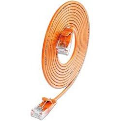 CAT6 Light Patchkabel rund,  2,8mm, Orange