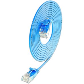 CAT6 Light Patchkabel rund, � 2,8mm, Bl�