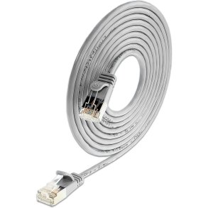 CAT6 Light Patchkabel rund, Sk�rmet � 3.8mm, Gr�