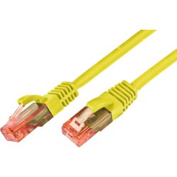 CAT6 Patchkabel, U/UTP, LSZH, Gul