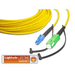Lightwin LSP-09 LC-SC/APC Simplex Fiberkabel | OS2