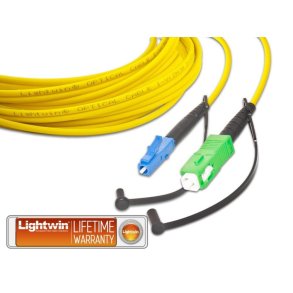 Lightwin LSP-09 LC-SC/APC Simplex Fiberkabel | OS2