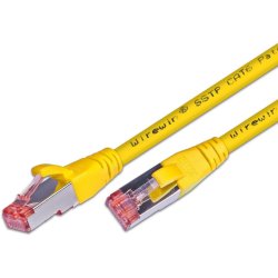CAT6 Patchkabel, S/FTP, LSZH Gul