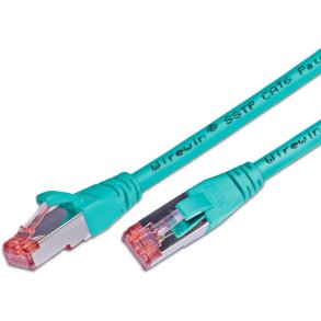 CAT6 Patchkabel, S/FTP, LSZH Turkis