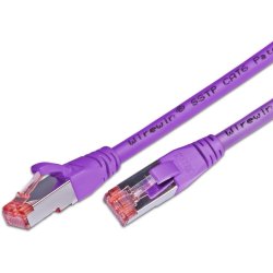 CAT6 Patchkabel, S/FTP, LSZH Violet