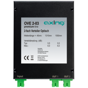Axing OVE 2-3 optisk 2 splitter 1310-1550 nm