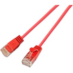 CAT6 Light Patchkabel rund,  2,8mm, Rd