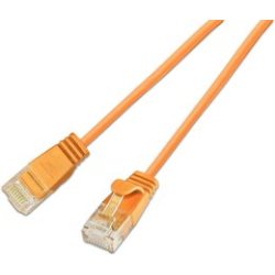 CAT6 Light Patchkabel rund,  2,8mm, Orange