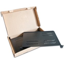 Wirewin 19" Rackhylde Dybde 280mm 1HE Sort