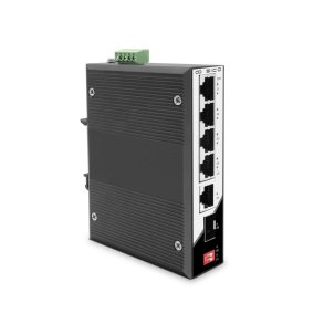 SICO-6P-1T1F4P Industrielt PoE+ Switch | 4x PoE, 1x RJ45, 1x SFP