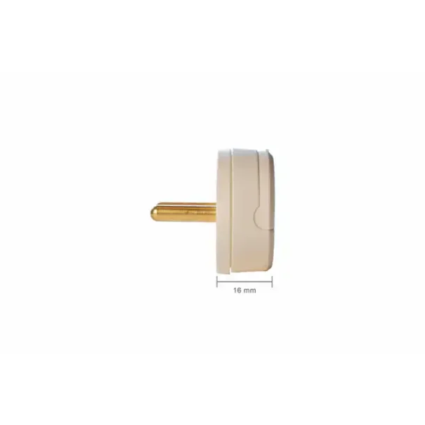 Compact Stikprop 16 mm Hvid 