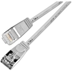 CAT6 Light Patchkabel rund, Skrmet  3.8mm, Gr