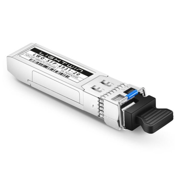 1.25 Gbit SFP BiDi, 1490nmTX/1310nmRX, 20km, DDM, LC-Simplex, Singlemode