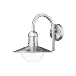 Ledarc V&aelig;glampe rustfri st&aring;l E27 inklusiv p&aelig;re 