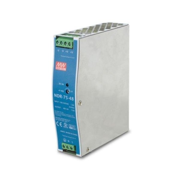 Industriel 48V - 75 W DC Str�mforsyning | DIN-Skinne