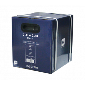 CAT6 U/UTP CLU 6 CUD HVID Halogenfri