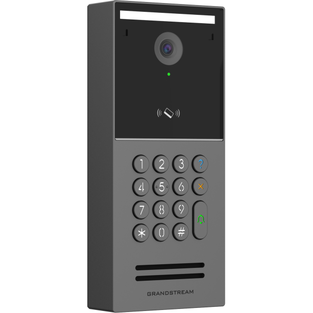 Grandstream GDS3725 Smart IP video d�rstation i robust metalkabinet med 4MP kamera og RFID-l�ser