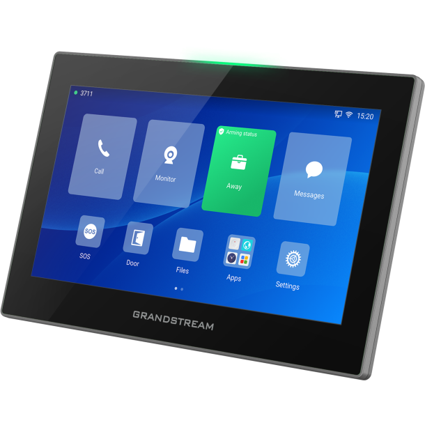Grandstream GSC3575 HD Intercom &amp; Betjeningspanel | 7" Touch &amp; Wi-Fi 6 (Sort)