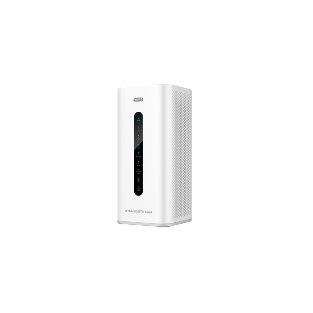 Grandstream GWN7072 hvid Tri-Band Wi-Fi 7 router med 10G Combo port og stilrent, tidsl�st t�rndesign