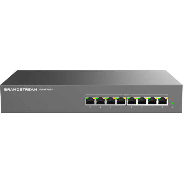 Grandstream GWN 7701PA 8 port 8xPoE Unmanaged switch