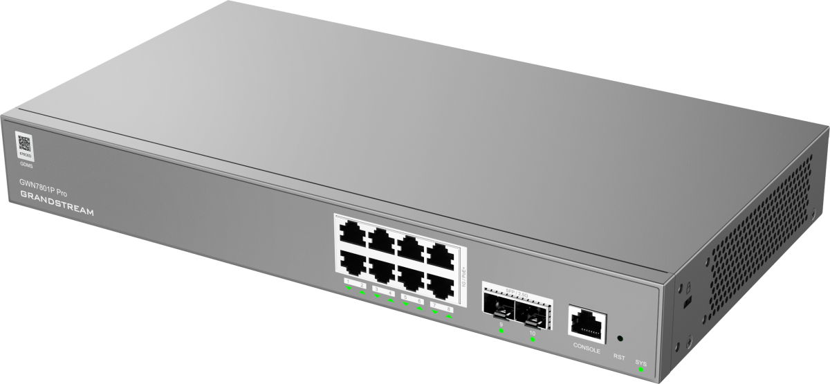 Grandstream GWN 7801P Pro - 8 Port PoE Layer2++ switch - L2 managed ...