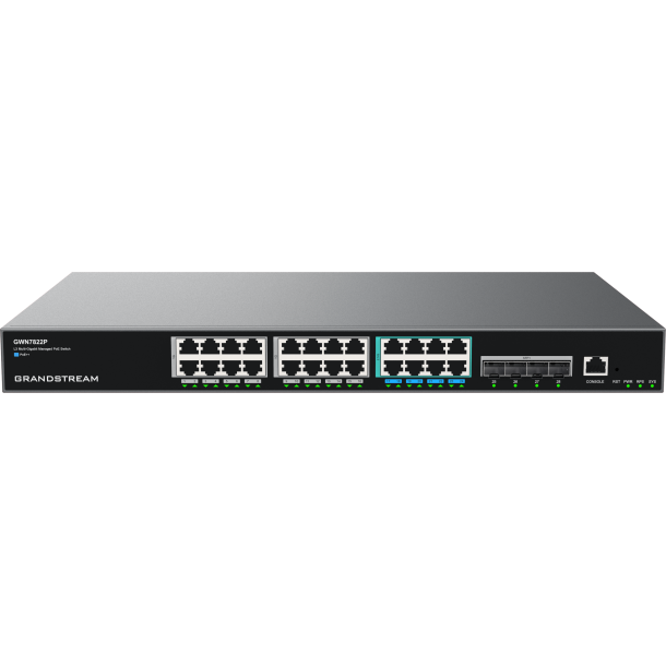 Grandstream GWN7822P 16x1G, 8x2.5G, PoE, Layer3 switch