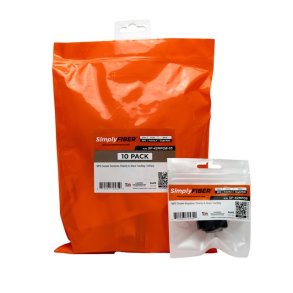 SimplyFIBER 10 pak Keystone MPO to MPO Adapter, Sort, SF-42MPOB 