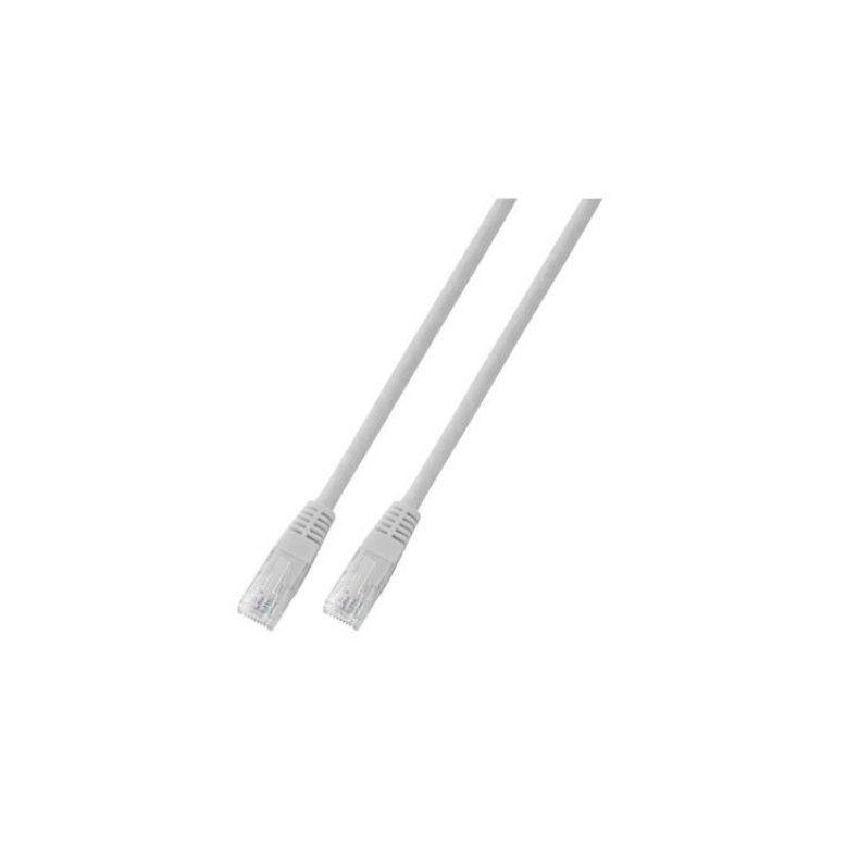 Patchkabel RJ45 U/UTP CAT5e PVC Hvid 
