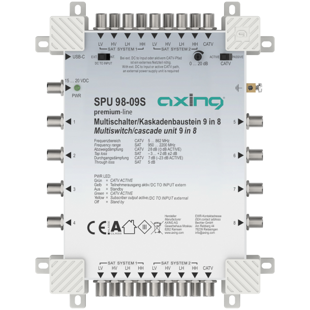 Axing Multiswitch 9/8 SPU 98-09S
