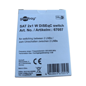 Goodbay DiSEqc 2x1 (lagersalg)