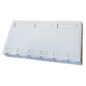 Officebox for 6 x RJ45 Keystone