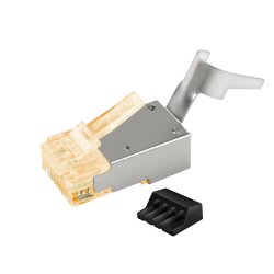 Simply45 Sk�rmet RJ45-stik til Cat6a, 7 og 7a (AWG23) S45-1155