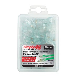 Simply45 CAT6 Pro-Serie CAP45 (Gr&oslash;n) 50 stk. S45-1601P