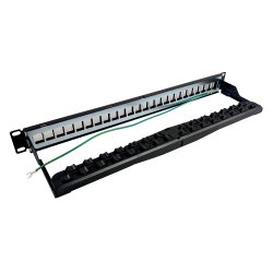 Simply45 24 Port sk&aelig;rmet Patchpanel S45-2024SU