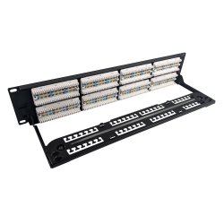 Simply45 48 Port Loaded CAT6 UTP Patchpanel S45-2648