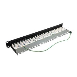 Simply45 24 Port Loaded Sk&aelig;rmet Patchpanel S45-2724S