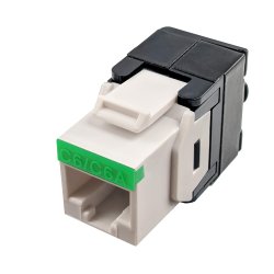 Simply45 Cat6/6A UTP Keystone hvid S45-3600W