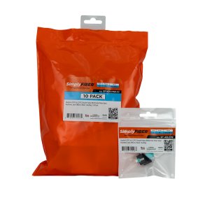 SimplyFIBER 10 Pak LC/PC to LC/PC MM Keystone, Sort, SF-42LCMB-10