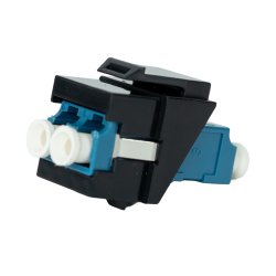 SimplyFIBER 10 Pak LC/UPC to LC/UPC Bl&aring; SM Keystone, Sort SF-42LCSB-10