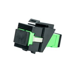 SimplyFIBER SC/APC to SC/APC Gr&oslash;n SM Keystone, Sort, SF-42SCAPCB