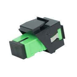 SimplyFIBER SC/APC to SC/APC Gr&oslash;n SM Keystone, Sort, SF-42SCAPCB