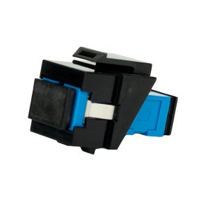 SimplyFIBER SC/UPC to SC/UPC Bl&aring; SM Keystone, Sort, SF-42SCSB