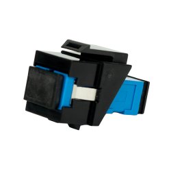 SimplyFIBER 10 Pak SC/UPC to SC/UPC Bl&aring; SM Keystone, Sort, SF-42SCSB-10