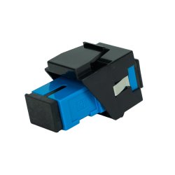 SimplyFIBER 10 Pak SC/UPC to SC/UPC Bl&aring; SM Keystone, Sort, SF-42SCSB-10