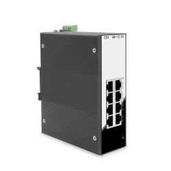SICO-8P-8T Industrielt Gigabit Switch | 8x RJ45 | DIN-Skinne