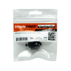 SimplyFIBER 10 pak Keystone MPO to MPO Adapter, Sort, SF-42MPOB 