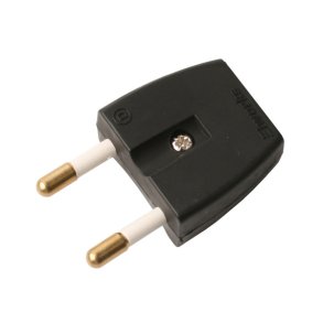 Stikprop S1 flad u/jord Sort  