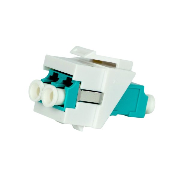 SimplyFIBER LC/PC to LC/PC MM Keystone, Hvid, SF-42LCMW